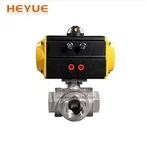 বায়ুসংক্রান্ত 3-ওয়ে বল ভালভ